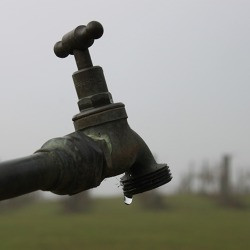 Die Saison geht zu Ende; heute wird das Wasser abgestellt